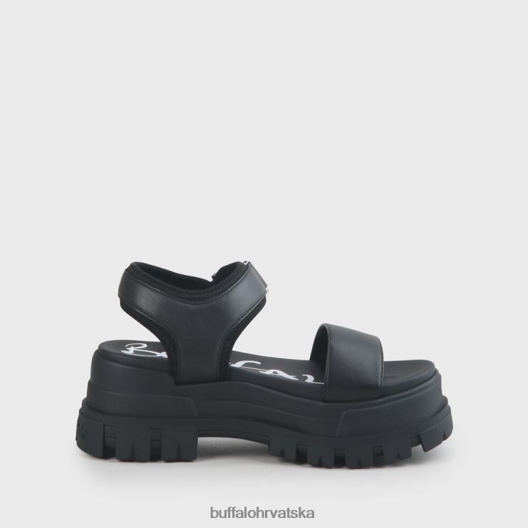 crno Buffalo jojo plato sandale veganske |sandale TDD6T753